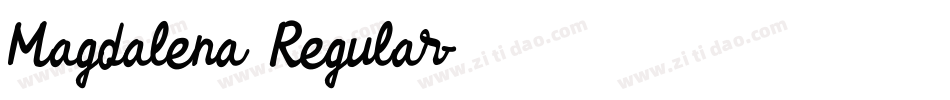 Magdalena Regular字体转换